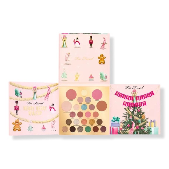 🆕🎄 ‘Merry Merry Makeup’ Holiday Palette - Too Faced - NEW IN BOX - Rare! - Picture 1 of 7